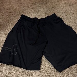 Under Armor Men's Black Athletic Shorts
